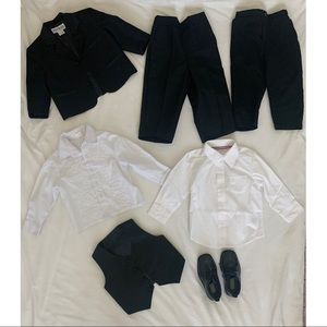 2T Tuxedo Set with Shoes
